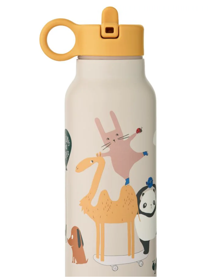 Gourde Isotherme Falk 350 ml Around The World Sandy – Liewood