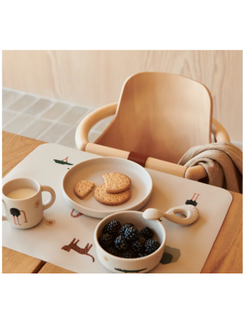 Coffret Repas Silicone Vivi Safari all-together- Mix Liewood | Vaisselle Bébé