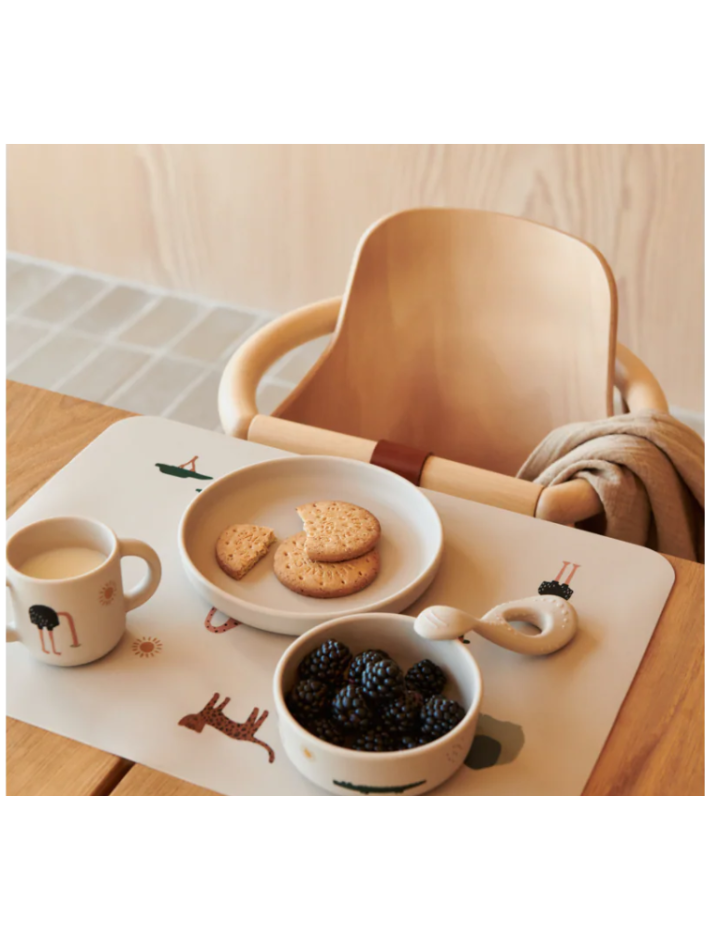 Coffret Repas Silicone Vivi Safari all-together- Mix Liewood | Vaisselle Bébé