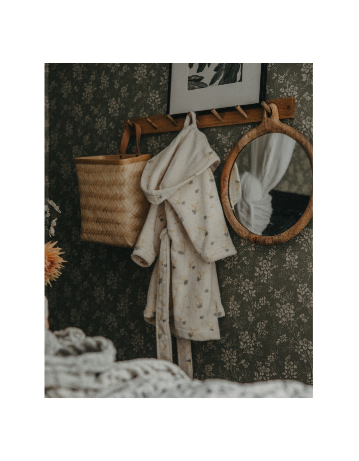 Peignoir de Bain Mimosa Garbo & Friends | Peignoir Enfant Coton Bio