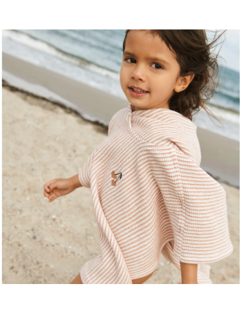 Poncho de Bain Enfant PACO Liewood Rose | Coton Bio GOTS