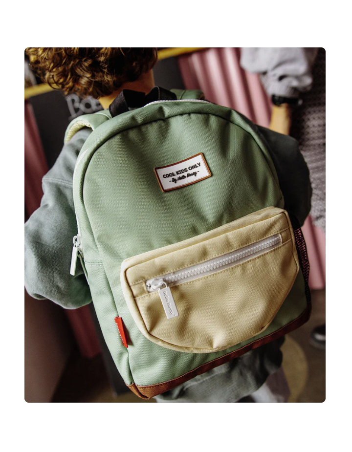 Sac à dos enfant Mini Pistache – Hello Hossy | École, maternelle & sport