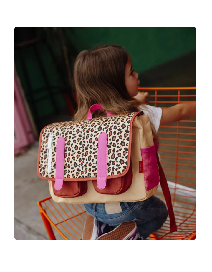 Cartable enfant Léopard #7 – Hello Hossy | École, maternelle & CP