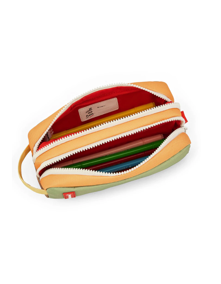 Trousse double compartiment Mini Safari – Hello Hossy | École & maternelle