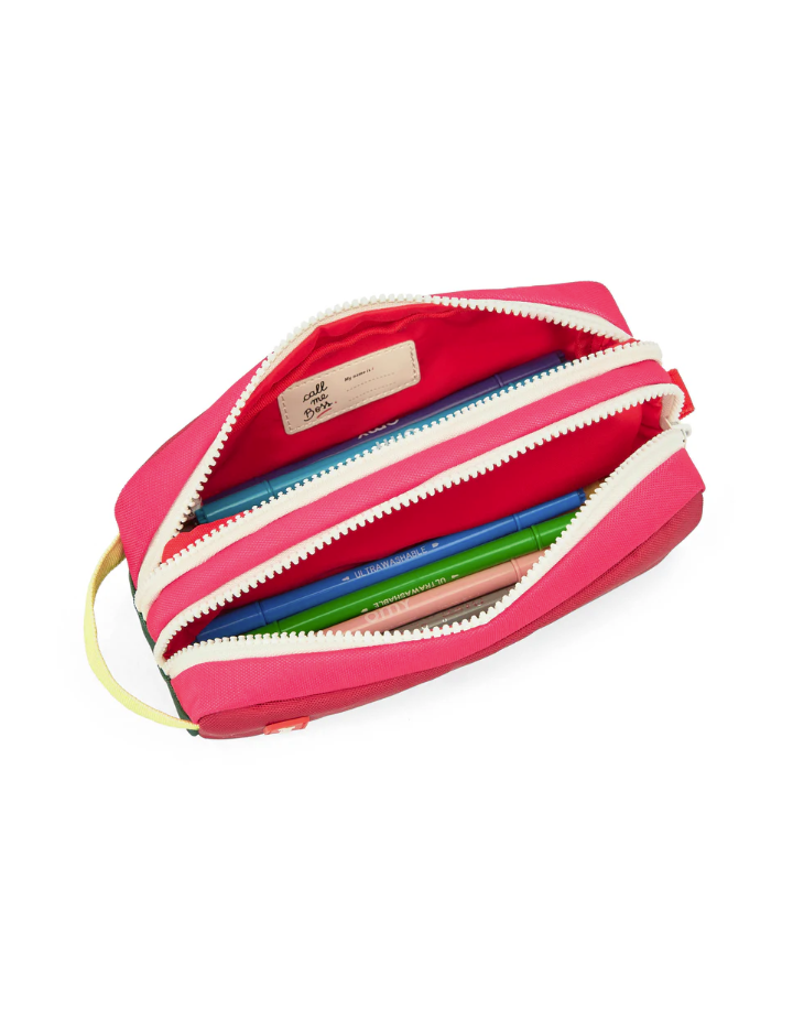 Trousse double compartiment Mini Pastèque – Hello Hossy | École & maternelle