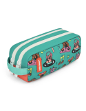 Trousse double compartiment Disco Roar – Hello Hossy | École & maternelle