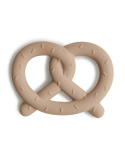 Anneau de dentition Bretzel Natural – Mushie | Bébé 3 mois+