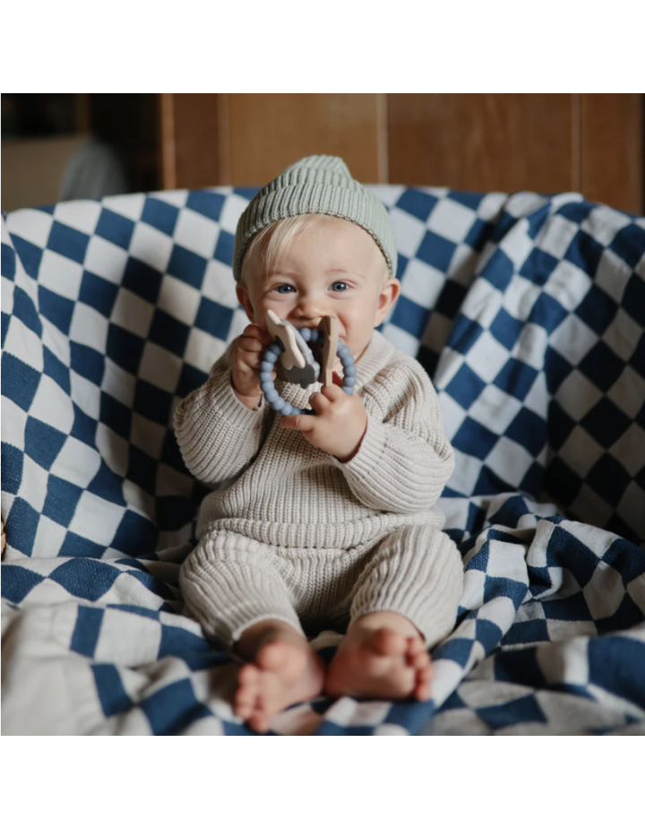 Anneau de dentition Teething Ring Mushie | Bébé 3 mois+