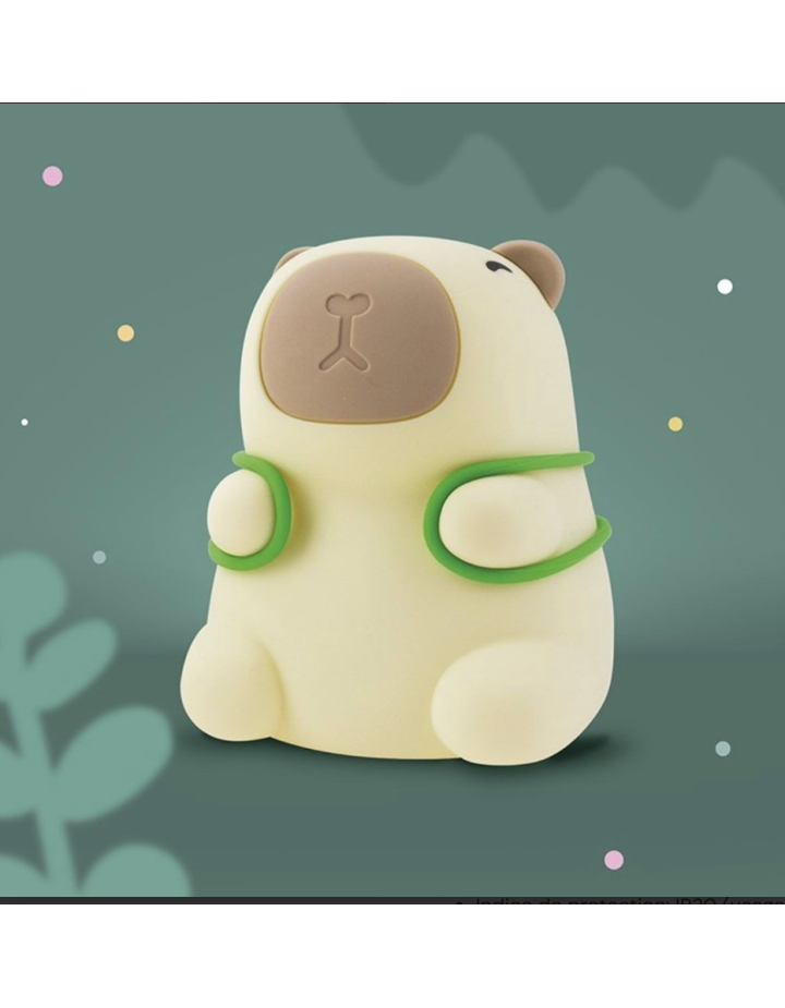Veilleuse LED Kapibara Tourist Mary's | Lampe rechargeable enfant