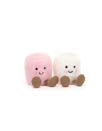 Peluche Amuseables Pink & White Marshmallows – Jellycat