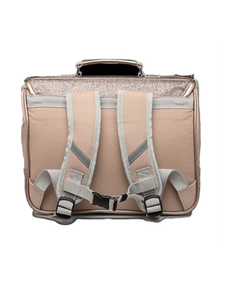 Petit cartable Froufrous Paillettes Cuivre – Caramel & Cie | Maternelle