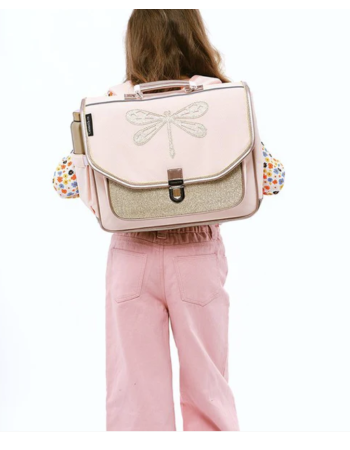 Cartable moyen Libellule Rose – Caramel & Cie | CP, CE1, CE2