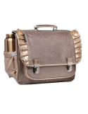 Cartable moyen Froufrous Paillettes Cuivre – Caramel & Cie | CP à CE2