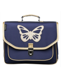 Cartable moyen Papillon Bleu – Caramel & Cie | CP, CE1, CE2