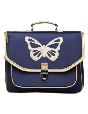 Cartable moyen Papillon Bleu – Caramel & Cie | CP, CE1, CE2