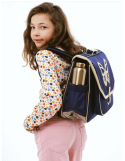 Cartable moyen Papillon Bleu – Caramel & Cie | CP, CE1, CE2