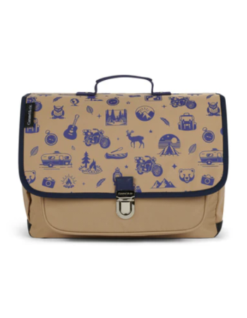 Cartable moyen Wild Trip Marron – Caramel & Cie | CP, CE1, CE2