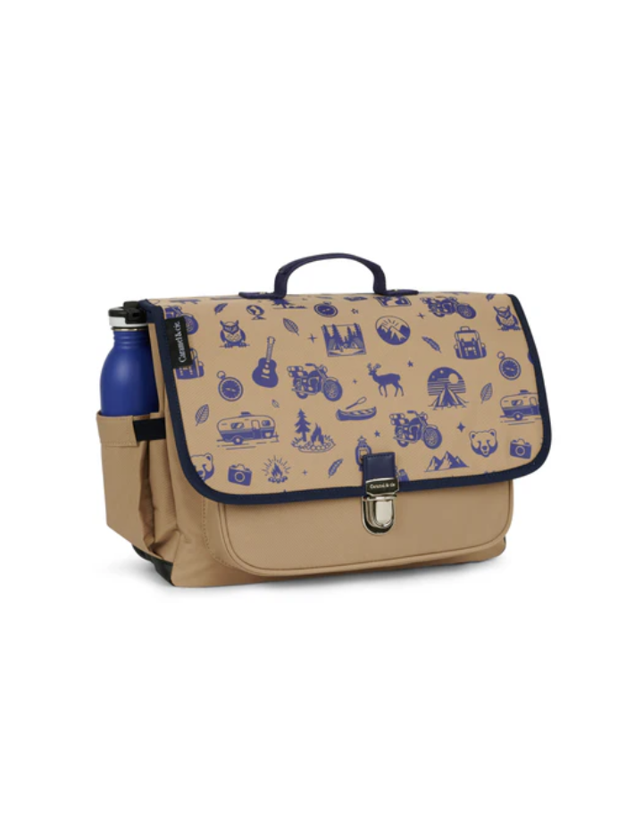 Cartable moyen Wild Trip Marron – Caramel & Cie | CP, CE1, CE2