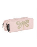 Trousse double Libellule Rose – Caramel & Cie | École maternelle & primaire
