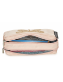 Trousse double Libellule Rose – Caramel & Cie | École maternelle & primaire