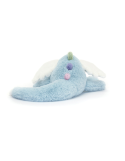 Sky Dragon Jellycat | Peluche dragon bleu ciel 50 cm