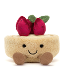 Fleurette Tarte aux Fraises Jellycat | Peluche Amuseables gourmande