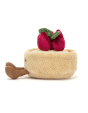 Fleurette Tarte aux Fraises Jellycat | Peluche Amuseables gourmande