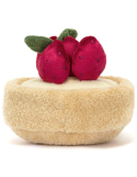 Fleurette Tarte aux Fraises Jellycat | Peluche Amuseables gourmande
