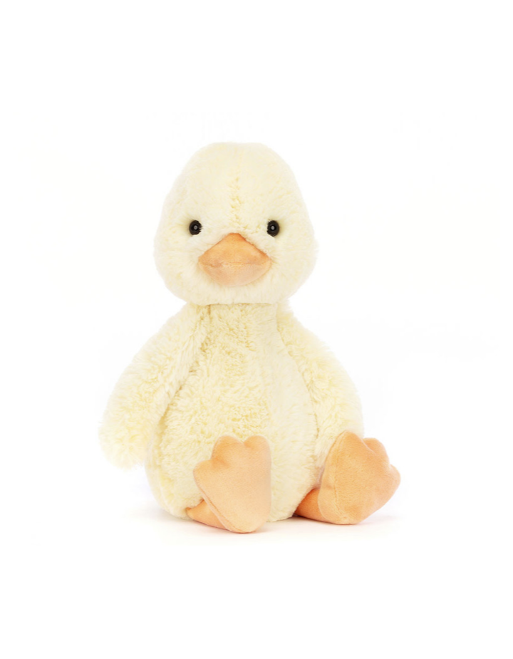 Bashful Duckling Jellycat | Peluche caneton jaune doux dès naissance