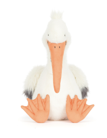 Keli Pelican Jellycat | Peluche pélican réaliste et douce 34 cm