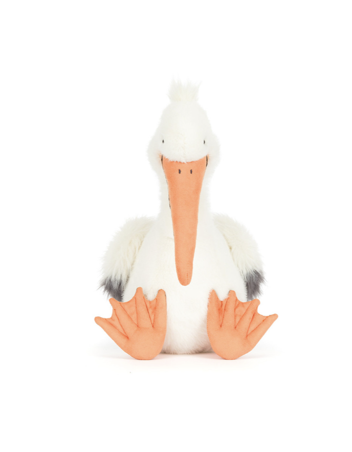Keli Pelican Jellycat | Peluche pélican réaliste et douce 34 cm