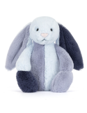 Puddlesea Bunny Original Jellycat | Peluche lapin patchwork doux