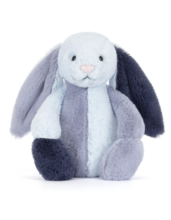 Puddlesea Bunny Original Jellycat | Peluche lapin patchwork doux