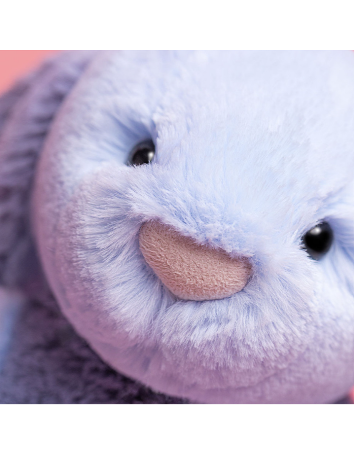 Puddlesea Bunny Original Jellycat | Peluche lapin patchwork doux