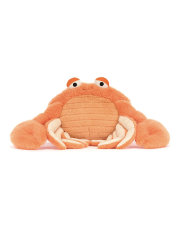 Pinchsnap Crab Jellycat | Peluche crabe orange ultra douce 17 cm