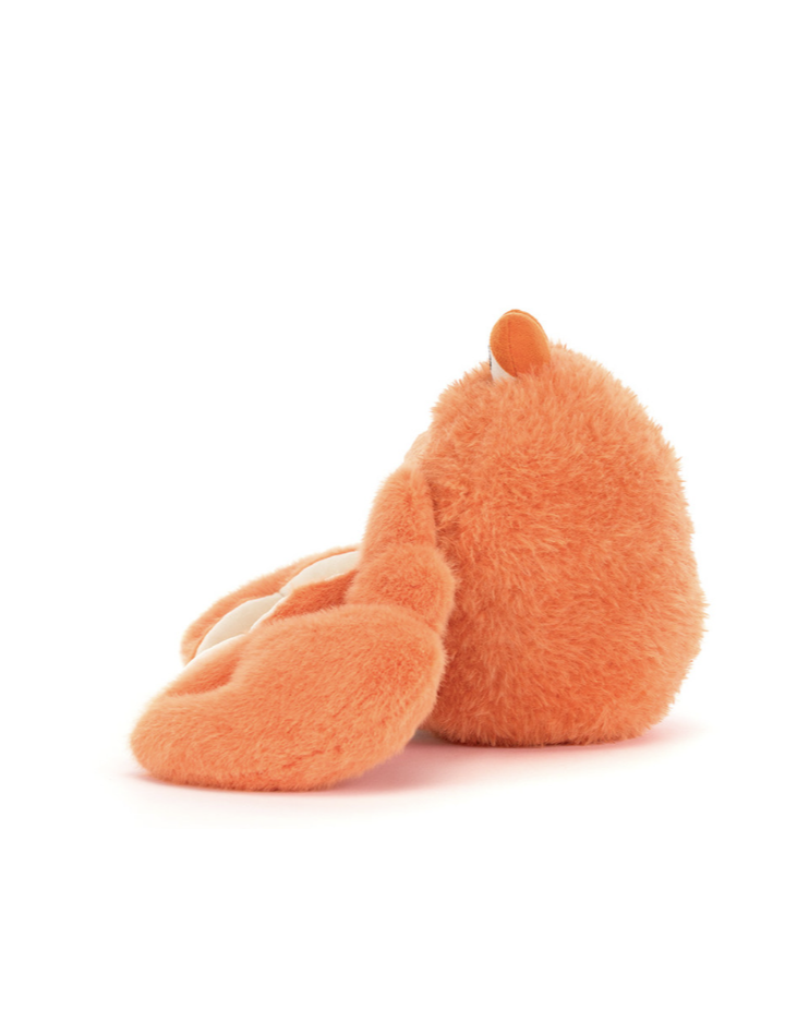 Pinchsnap Crab Jellycat | Peluche crabe orange ultra douce 17 cm