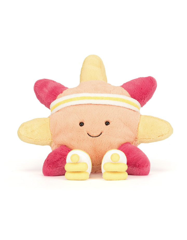 Amuseables Sun Roller Skates Jellycat | Peluche soleil patins 30 cm