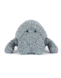 Maffles Manatee Jellycat | Peluche lamantin ultra douce 34 cm