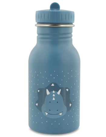 Gourde Mr Triceratops 350 ml Trixie Baby | Bouteille inox enfant 3 ans+