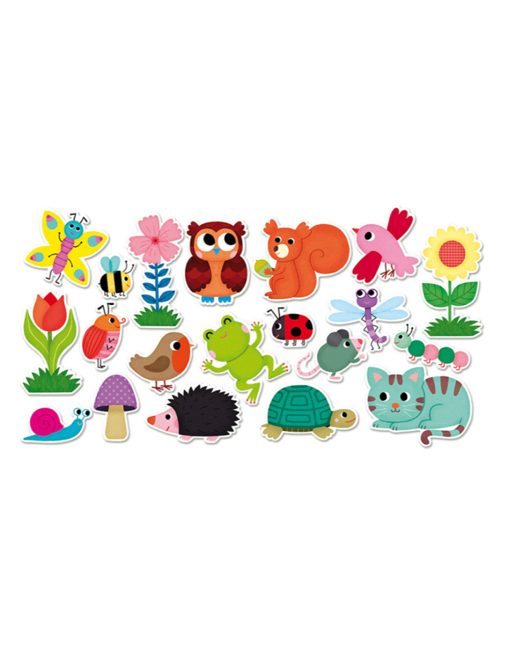 Magnets du Jardin Vilac | Coffret 20 Magnets en Bois Dès 2 Ans
