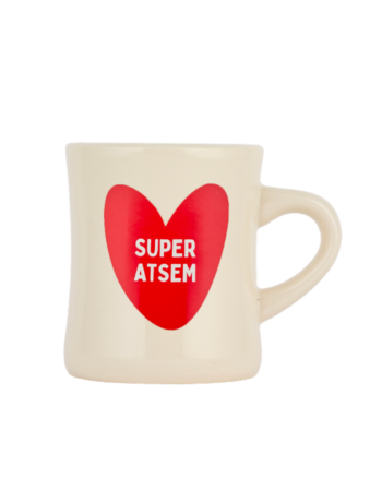 Mug Céramique Super ATSEM Atelier Wagram | Cadeau Fin d'Année Scolaire
