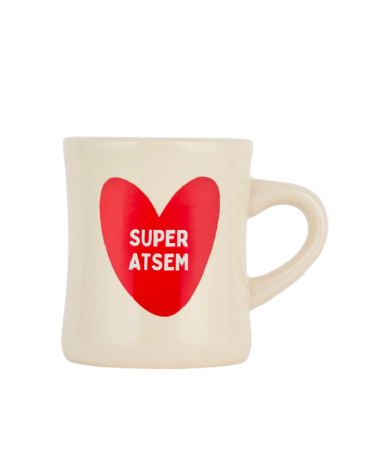 Mug Céramique Super ATSEM Atelier Wagram | Cadeau Fin d'Année Scolaire