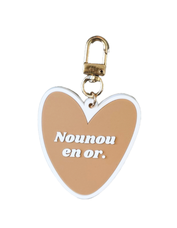 Porte-clé Nounou en Or Atelier Wagram