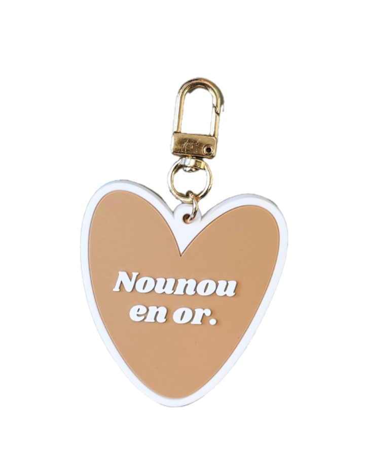 Porte-clé Nounou en Or Atelier Wagram