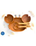 Set repas Crabe ocre enfant Les Petits Citrons