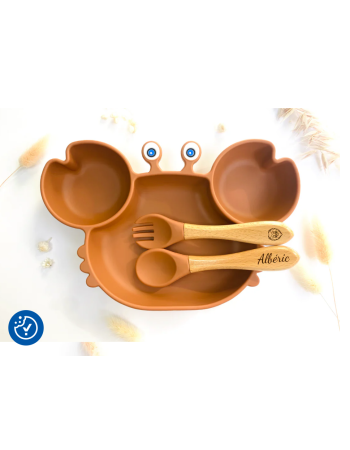Set repas Crabe ocre enfant Les Petits Citrons