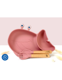 Set repas Baleine Rose enfant Les Petits Citrons