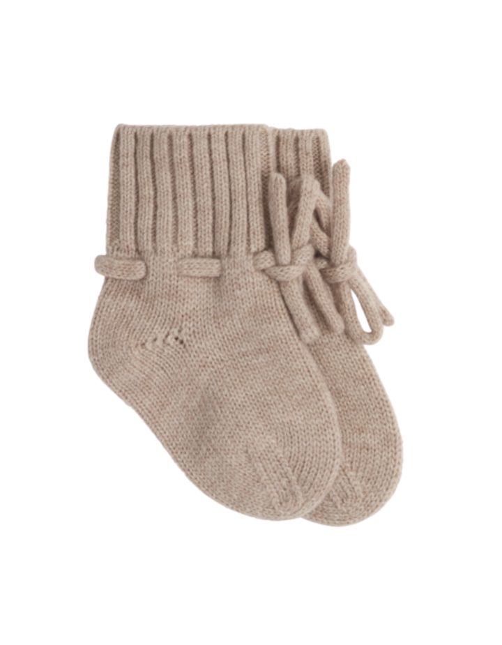 Chaussons bébé en laine mérinos Atelier Wagram