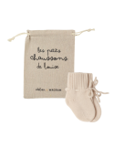 Chaussons bébé en laine mérinos Atelier Wagram