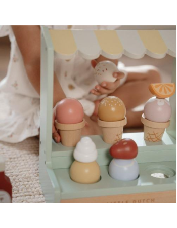 Stand de Glaces en Bois Little Dutch | Jeu d'Imitation Enfant